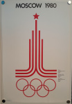 Stamp of Olympics » The Bob Christianson Collection of Olympic Posters 1980 Moscow, group of 10 official posters (printed by Fones & Mann in Montreal), 40x60cm