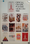 Stamp of Olympics » The Bob Christianson Collection of Olympic Posters 1980 Moscow, group of 10 official posters (printed by Fones & Mann in Montreal), 40x60cm