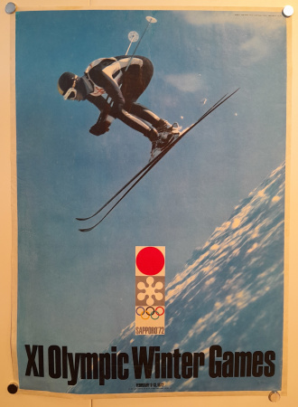 Stamp of Olympics » The Bob Christianson Collection of Olympic Posters 1972 Sapporo official poster, 51x71cm, backed on linen,