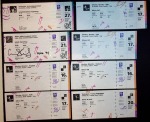 Stamp of Olympics » 1994 Lillehammer 1994 Lillehammer group of 157 unused tickets, with duplication