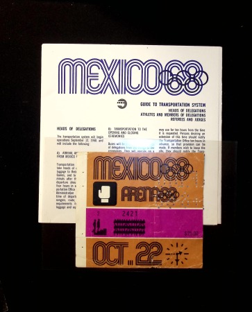 Stamp of Olympics » 1968 Mexico 1968 Mexico, group incl. Olympic Newsletters and official programmes