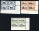Stamp of Falkland Islands 1933 Centenary 1/2d. to £1 set in corner marginal