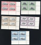 Stamp of Falkland Islands 1933 Centenary 1/2d. to £1 set in corner marginal