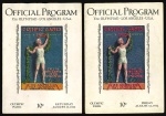 Stamp of Olympics » 1932 Los Angeles 1932 Los Angeles official programmes, group of seven