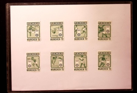 Stamp of Olympics » 1972 Munich 1972 Munich, group incl. 9 programmes 