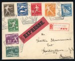 Stamp of Olympics » 1928 Amsterdam » Issued Stamps, Covers and Cancellations 1928 Commemorative set  of Amsterdam Olympics on cover