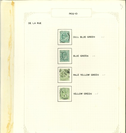 Stamp of Great Britain » Collections 1902-11 A superb used collection of the S.G. specialised catalogue shades