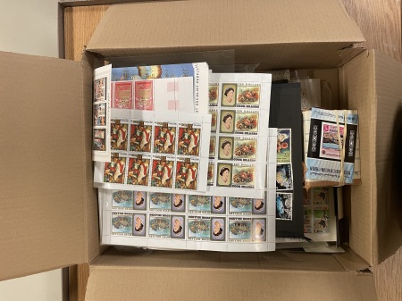 Stamp of Large Lots and Collections Box 13, All World, Stamps and sheets including nice