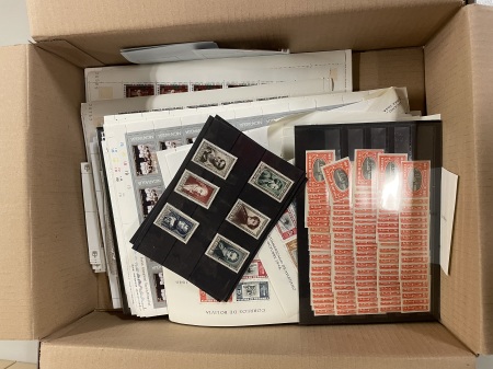 Stamp of Large Lots and Collections Box 44, All World, Stamps and sheets with nice topics,