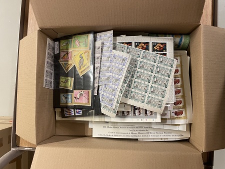 Stamp of Large Lots and Collections Box 45, All World, Stamps and sheets with nice topics,