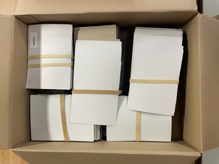 Stamp of Large Lots and Collections Box 51, All World, Around 400 cards with topics and