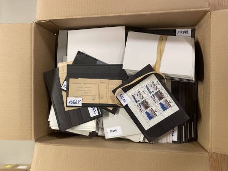 Stamp of Large Lots and Collections Box 53, All World, Around 400 cards with topics and