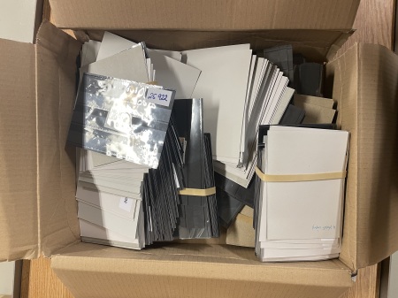 Stamp of Large Lots and Collections Box 55, All World, Around 400 cards with topics and