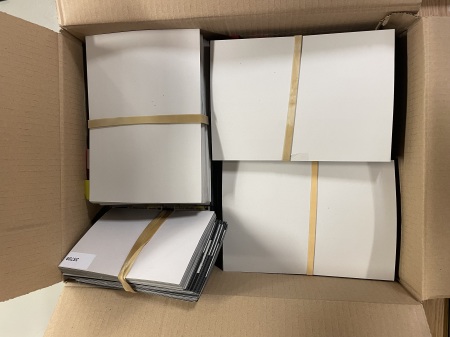 Stamp of Large Lots and Collections Box 59, All World, Around 400 cards with topics and