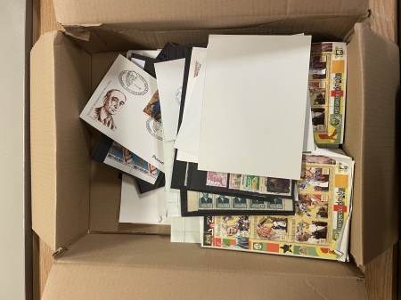 Stamp of Large Lots and Collections Box 64, All World, Stamps including nice topics, some