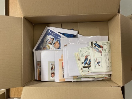 Stamp of Large Lots and Collections Box 75, All World, 2006-2011, Over 500 sheets with