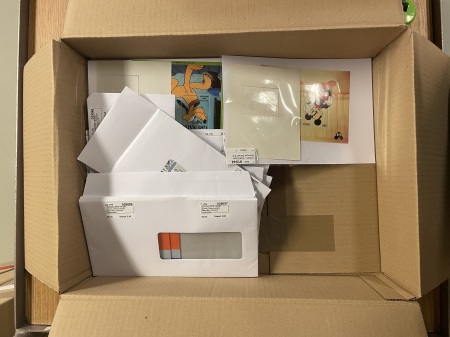 Stamp of Large Lots and Collections Box 81, All World, Over 500 modern sheets with good