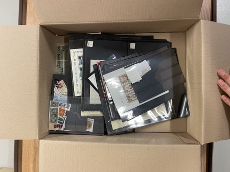 Stamp of Large Lots and Collections Box 40, Luxembourg, Good amount of stamps on cards