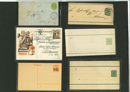 Stamp of Large Lots and Collections Germany: 1869-1945, Small box with around 85 postal