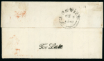 Stamp of Great Britain » 1840 1d Black and 1d Red plates 1a to 11 1840 (9 Dec.) entire letter from Norwich to Wymondham,