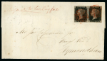 Stamp of Great Britain » 1840 1d Black and 1d Red plates 1a to 11 1840 (9 Dec.) entire letter from Norwich to Wymondham,