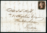 Stamp of Great Britain » 1840 1d Black and 1d Red plates 1a to 11 1840 (31 May) entire letter from Huddersfield to London,