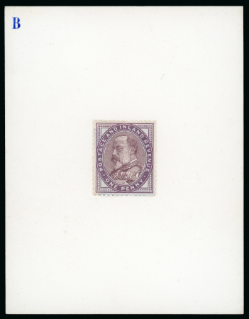 Stamp of Great Britain » King Edward VII 1d. value with a quarter face likeness of the King