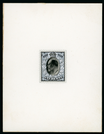 Stamp of Great Britain » King Edward VII In early April three designs for the one penny value