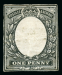 Stamp of Great Britain » King Edward VII One Penny Frame Proofs Frame proofs in black and in