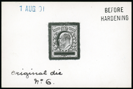 Stamp of Great Britain » King Edward VII 1901 (1 August) Master die with blank value tablet