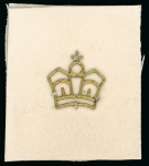 Stamp of Great Britain » King Edward VII 1d. Colour trial, perforated, printed in black on red