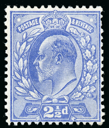 Stamp of Great Britain » King Edward VII The following 12 lots are 1901 (9th Dec) 2 1/2d. perforated
