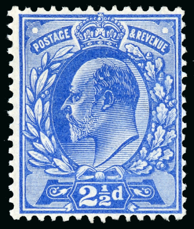 Stamp of Great Britain » King Edward VII The following 12 lots are 1901 (9th Dec) 2 1/2d. perforated
