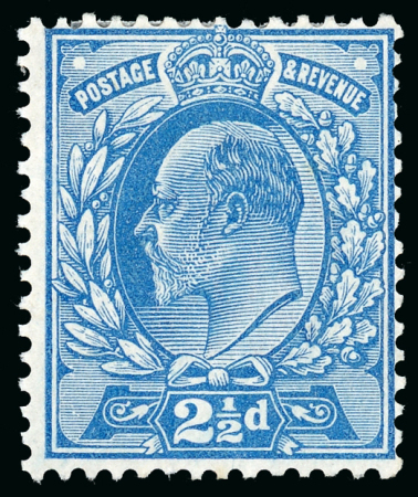 Stamp of Great Britain » King Edward VII The following 12 lots are 1901 (9th Dec) 2 1/2d. perforated