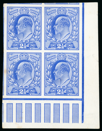 Stamp of Great Britain » King Edward VII 1901 2 1/2d. deep ultramarine ((approved) marginal