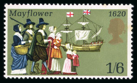 Stamp of Great Britain » Queen Elizabeth II 1965-70, group of commemorative errors and varieties