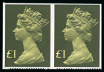 Stamp of Great Britain » Queen Elizabeth II 1971-91, mint group of Machins errors and varieties