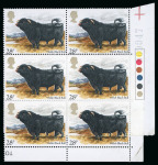 Stamp of Great Britain » Queen Elizabeth II 1978-94, mint group of commemorative errors and varieties