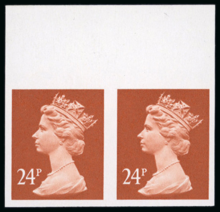 Stamp of Great Britain » Queen Elizabeth II 1971-91, mint group of Machins errors and varieties