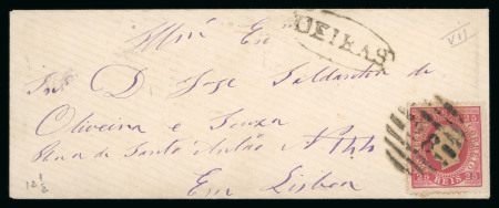 Stamp of Large Lots and Collections Portugal: Second Reform period cancellation study arranged in a thick stockbook with numerals from 1-99