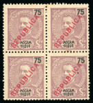 Stamp of Large Lots and Collections Portuguese Colonies - Mozambique: 1886-1940s, accumulation in a box in stockbooks, stockcards and loose