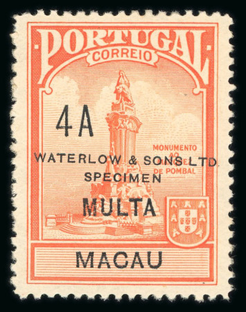 Stamp of Large Lots and Collections Portuguese Colonies: 1890s-1930s, collection of proofs and specimens