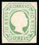 Stamp of Large Lots and Collections Portugal: 1855-92, mint/unused stock in a stockbook
