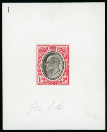 Stamp of Great Britain » King Edward VII Type 2 (value tablets and crown touched in by hand),