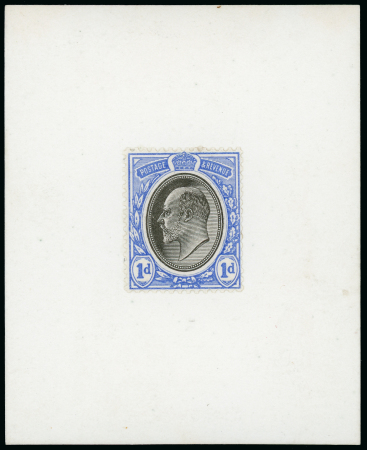 Stamp of Great Britain » King Edward VII Type 2 (value tablets and crown touched in by hand),