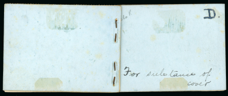 Stamp of Great Britain » King Edward VII 1903c. Trial Booklet containing three De LA Rue panes