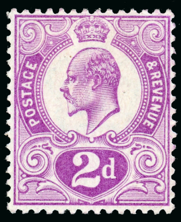 Stamp of Great Britain » King Edward VII 1910 (May) Prepared for use though not issued 2d.