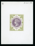 Stamp of Great Britain » 1855-1900 Surface Printed » 1887-1900 Jubilee Issue & 1891 £1 Green 1899 (9 NOV) Eighteen composite colour trials were