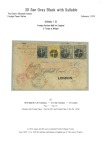 Stamp of Japan » 1874, Cherry Blossoms, Foreign Paper, with syllabics 1874, 30 sen grey, syllabic 1 (i), two singles, 2 sen and 1 sen on cover to London
