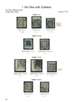 Stamp of Japan » 1874, Cherry Blossoms, Foreign Paper, with syllabics 1874, 1 sen blue, syllabics 1-12, a used selection of 35 examples